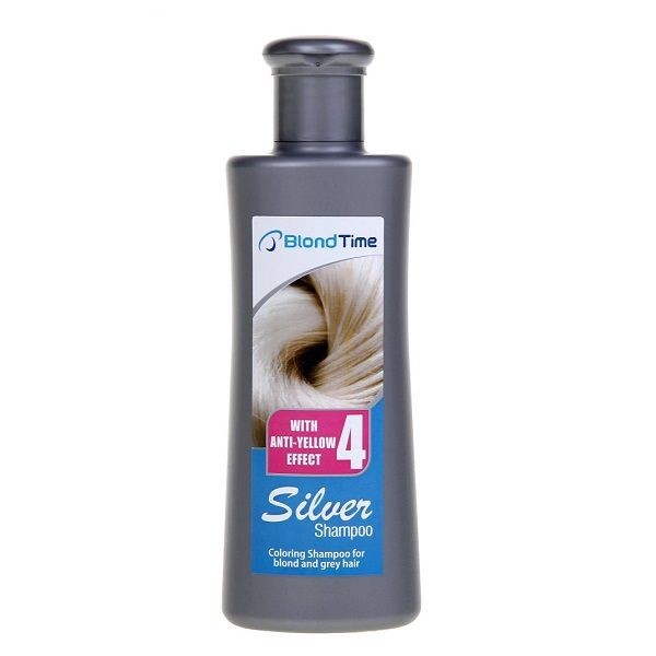 BLOND TIME Окрашивающий шампунь для осветленных и седых волос SILVER ...